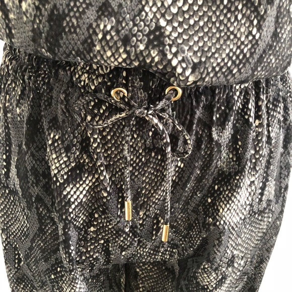 EXPRESS SNAKESKIN TUBE ROMPER - Picture 3 of 6